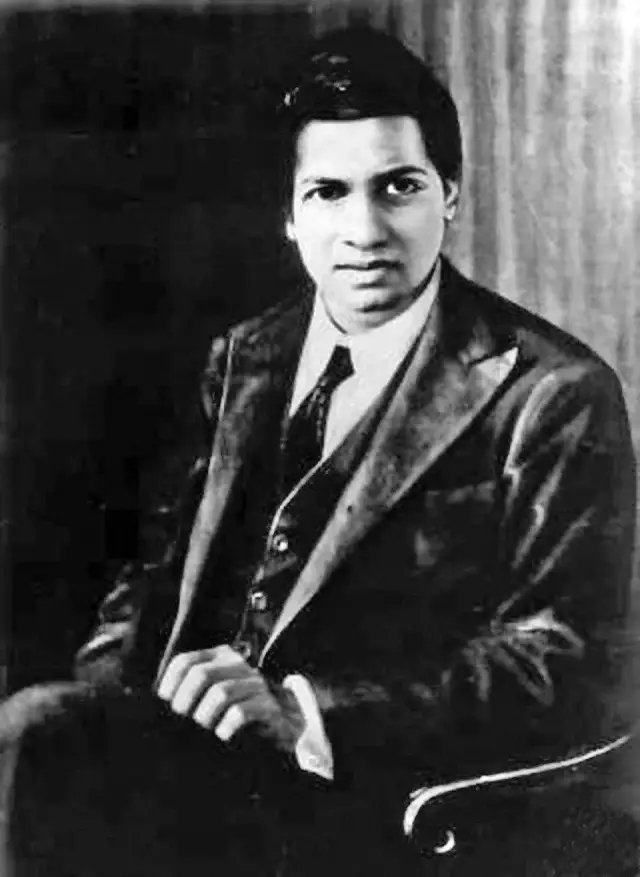 Porträt: Srinivasa Ramanujan